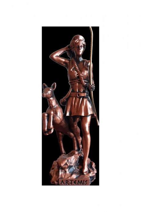 Artemis Statue Greek Mythology Goddess Handmade Sculpture