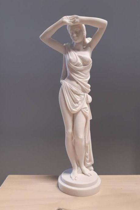Nude woman Sculpture Ancient Greek Alabaster Female Body Statue 30cm