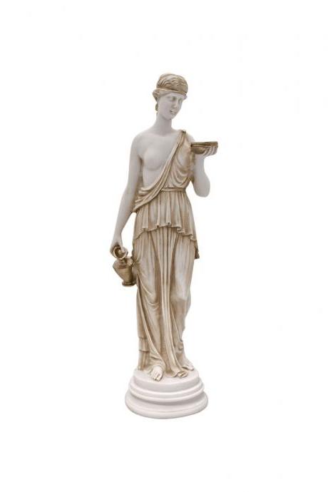 Hebe Goddess Statue Made Of Alabaster