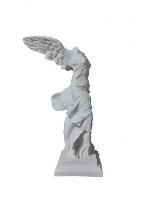 Nike Winged Victory of Samothrace Replica Louvre Museum Sculpture Marble Handmade Statue 63cm
