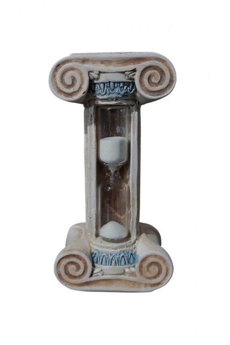 Hourglass Sculpture Ancient Greek Ionic Order Column