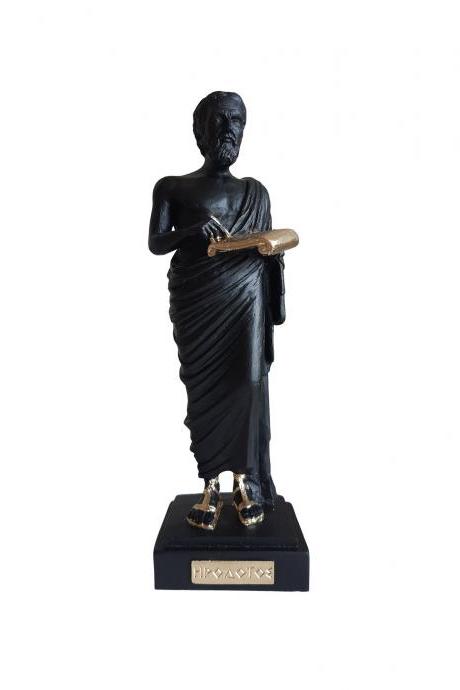 Greek Historian Herodotus Sculpture Greek Handmade Alabaster Statue 25cm