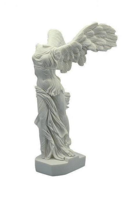  Nike Winged Victory of Samothrace Replica Louvre Museum Sculpture Marble Handmade Statue 20cm