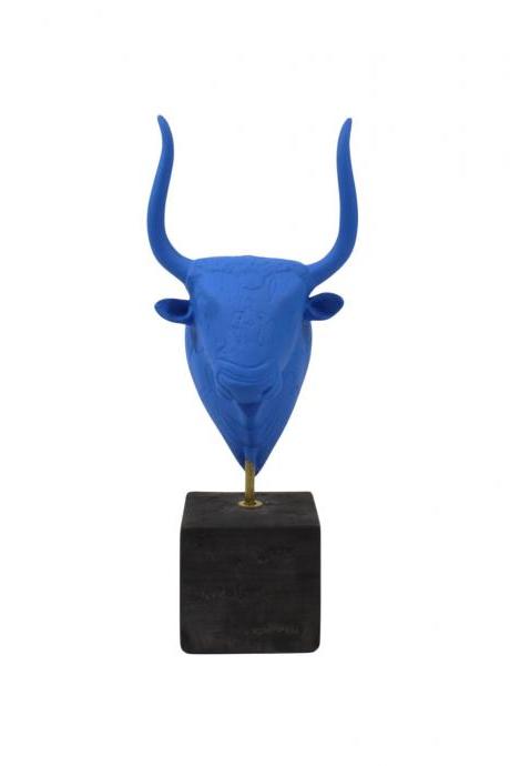 Minotaur Statue Bust Head Plaster Sculpture