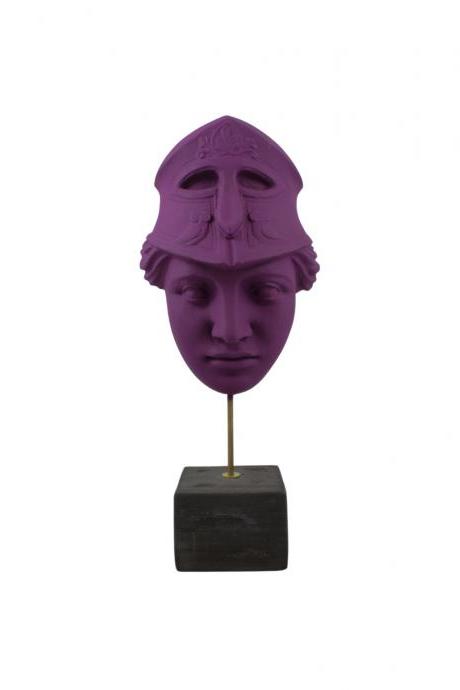 Athena Goddess Bas Relief Statue Mask Plaster Sculpture