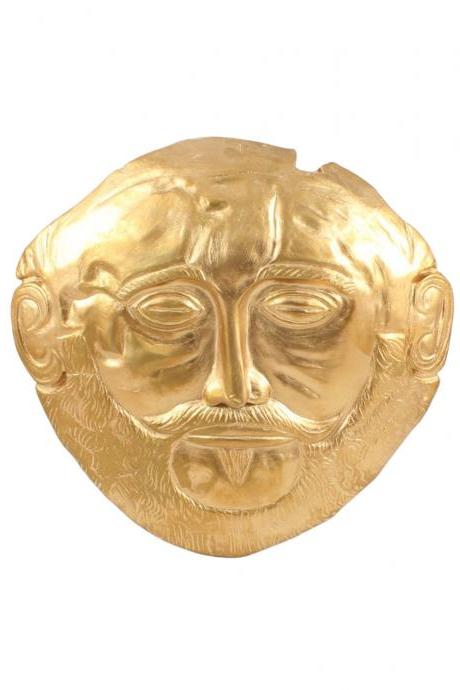 Agamemnon King Bas Relief Wall Mask Plaster Sculpture