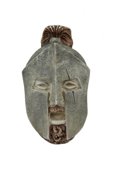 Leonidas King Wall Mask Sculpture 16cm