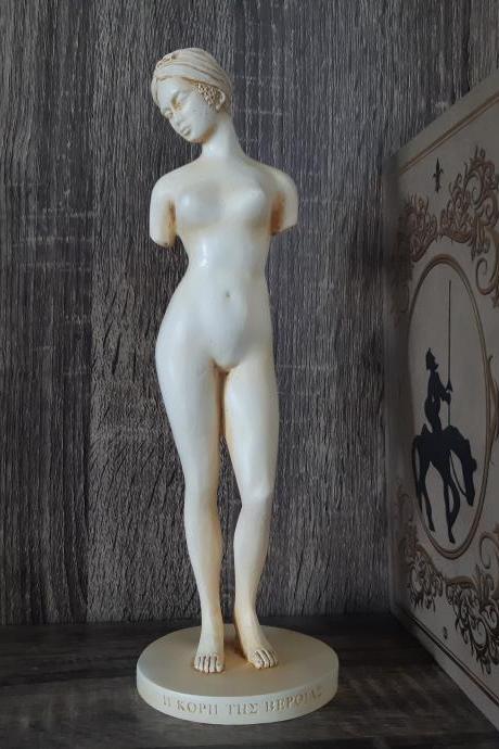 The Kore of Beroia Statue Nude Female Sculpture made of Alabaster
