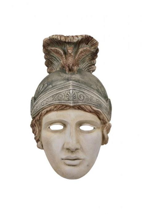  Ares God Bas Relief Wall Mask Plaster Sculpture