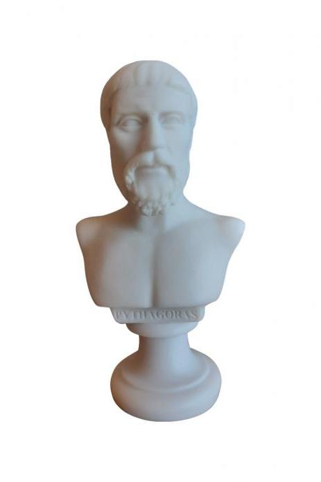 Pythagoras Bust Statue made of Alabaster