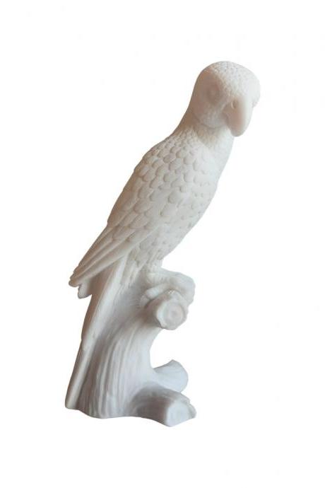  Parrot Statue Alabaster