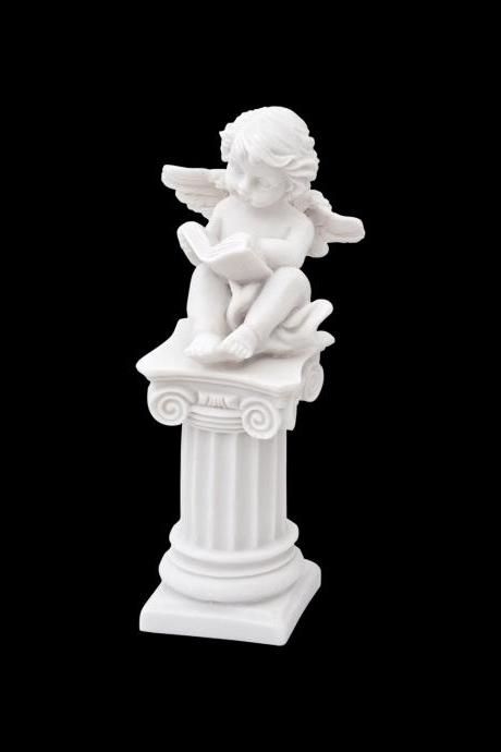 Baby Angel Statue Alabaster