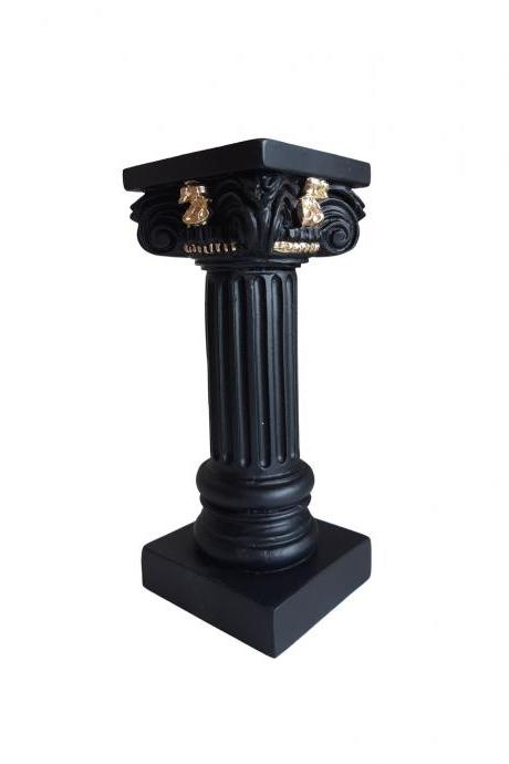 Ancient Greek Ionic Order Column Sculpture Handmade Alabaster Replica Statue 23cm