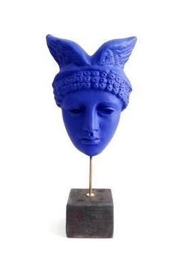 Hermes God Statue Plaster Ancient Greek Handmade mask