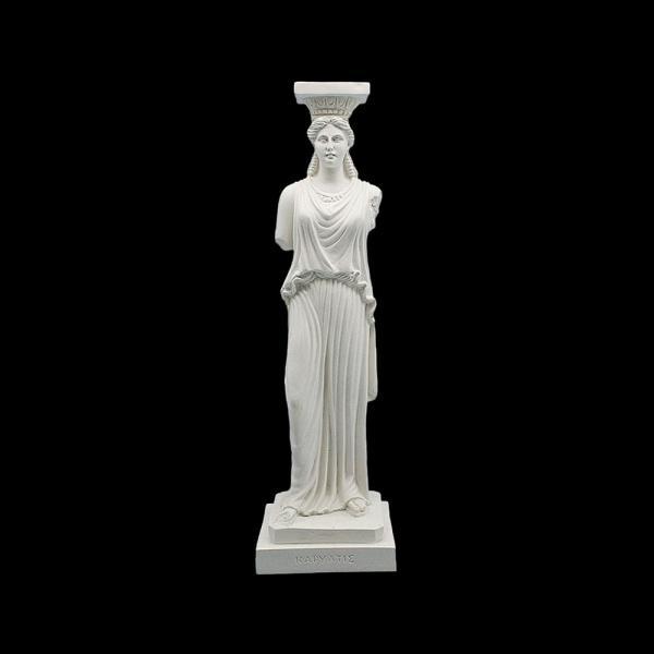 CARYATID or KARYATIS Ancient Greek Replica Sculpture Handmade Marble Figurine Classical Replica Craft Statue 38cm - 14.96 inches