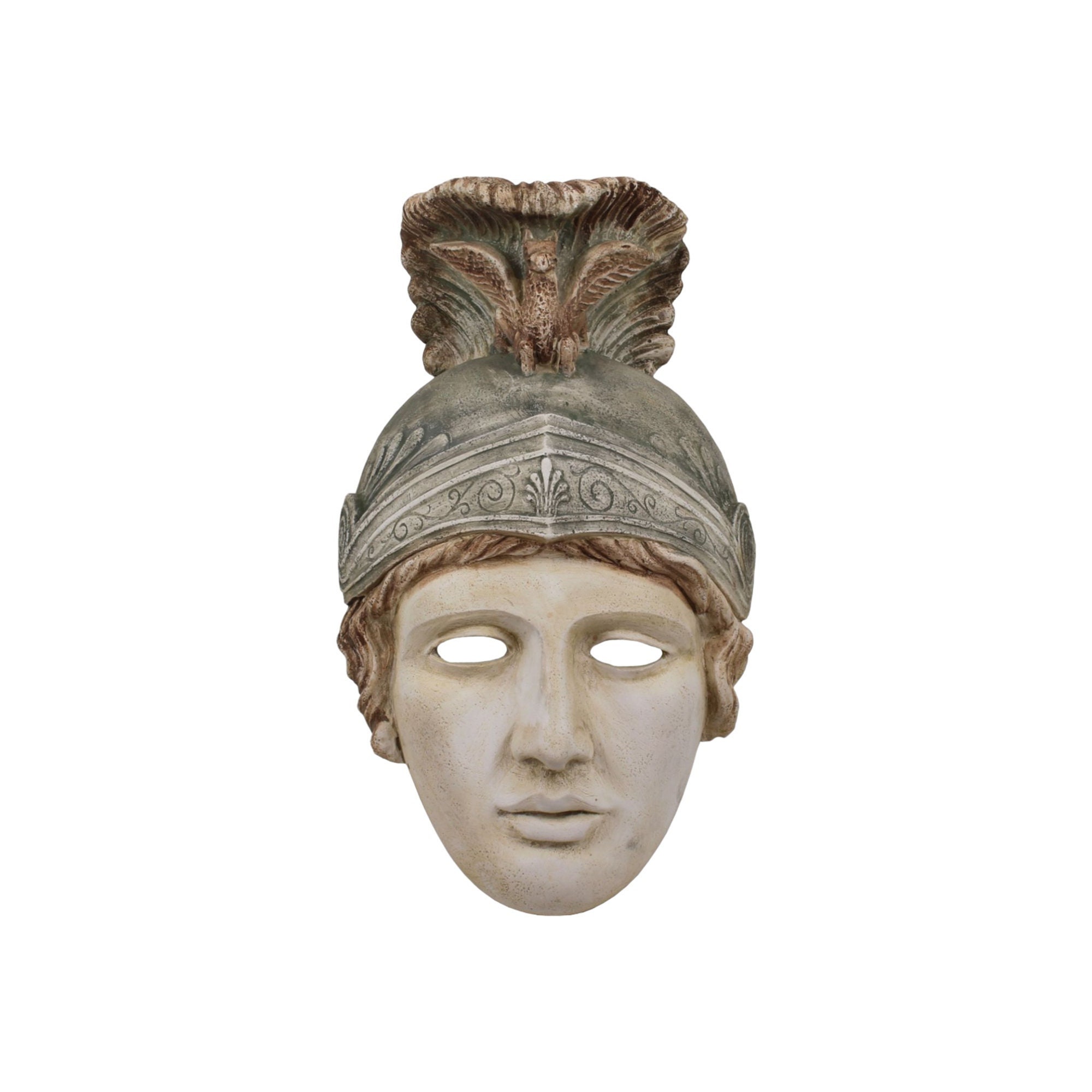 Ares God Bas Relief Wall Mask Plaster Sculpture on Luulla